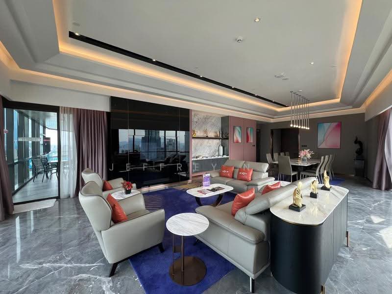 Kediaman Servis untuk Dijual di Imperial Lexis - Jeffrey Ng - Living Room - PropertyGuru.com.my