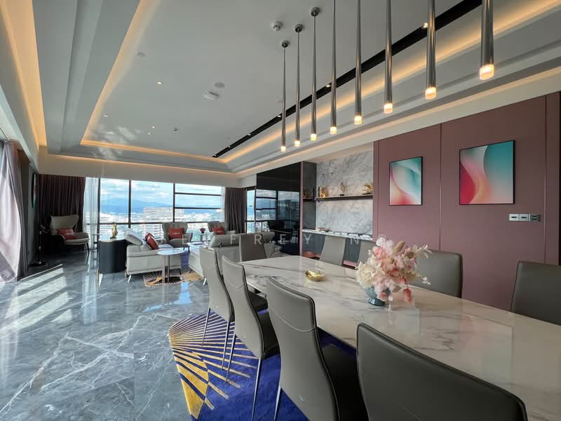 Kediaman Servis untuk Dijual di Imperial Lexis - Jeffrey Ng - Living Room - PropertyGuru.com.my