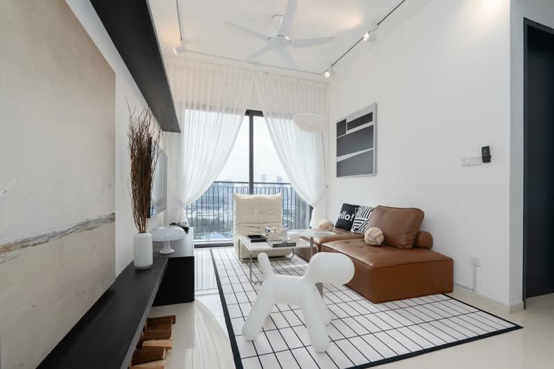 Service Residence for Sale at Sunway Velocity TWO - Jack Hor - Living Room - PropertyGuru.com.my