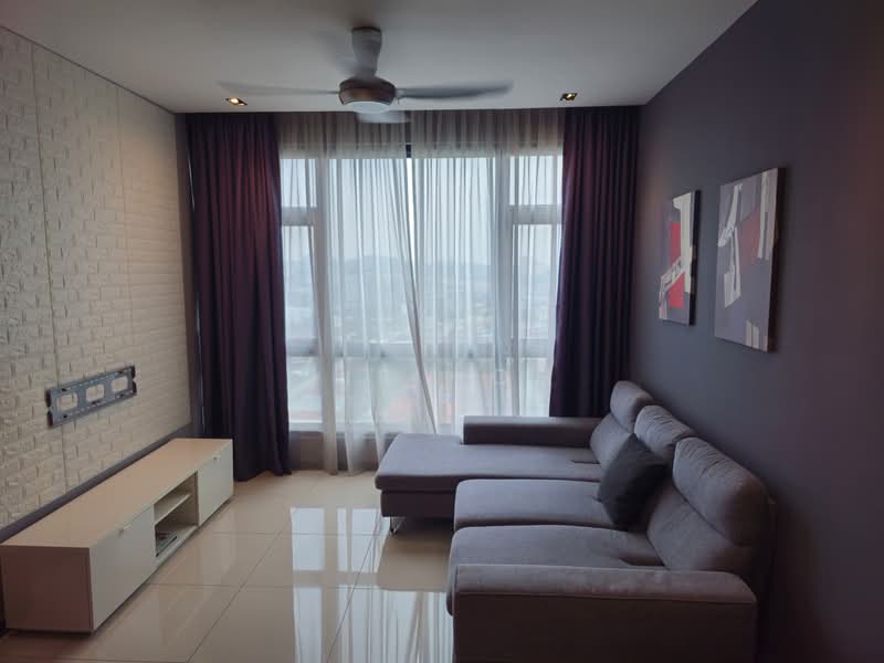 Kondominium untuk Disewa di Amanja - Jie Hoh - Living Room - PropertyGuru.com.my