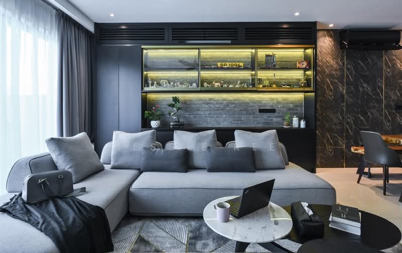 Kondominium untuk Dijual di One Central Park - Jessie Kee - Living Room - PropertyGuru.com.my