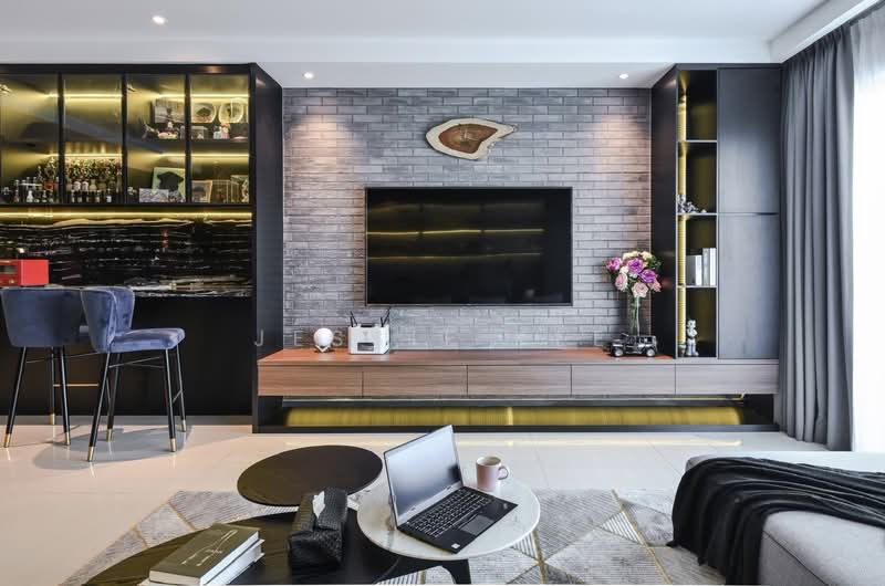 Kondominium untuk Dijual di One Central Park - Jessie Kee - Living Room - PropertyGuru.com.my