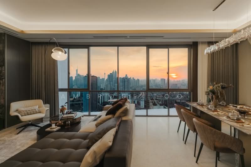 Kondominium untuk Dijual di Capella Embassy (D'Rapport Residences) - Ambrose Too - Living Room - PropertyGuru.com.my