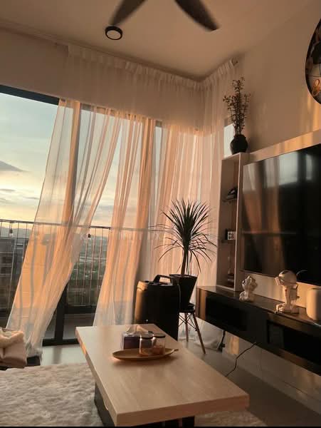 Kediaman Servis untuk Disewa di Alira @ Metropark Subang - Kenix Lee - Living Room - PropertyGuru.com.my
