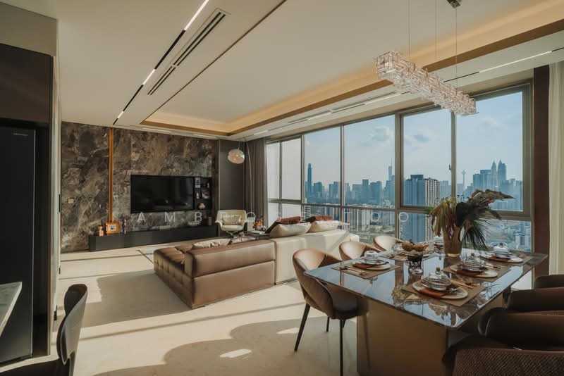 Service Residence for Sale at Skyline Embassy - Ambrose Too - Living Room - PropertyGuru.com.my