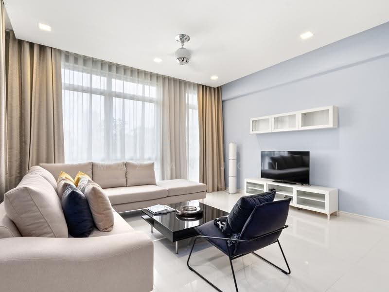 Kondominium untuk Disewa di Arata of Tijani - Mazlan Joni - Living Room - PropertyGuru.com.my