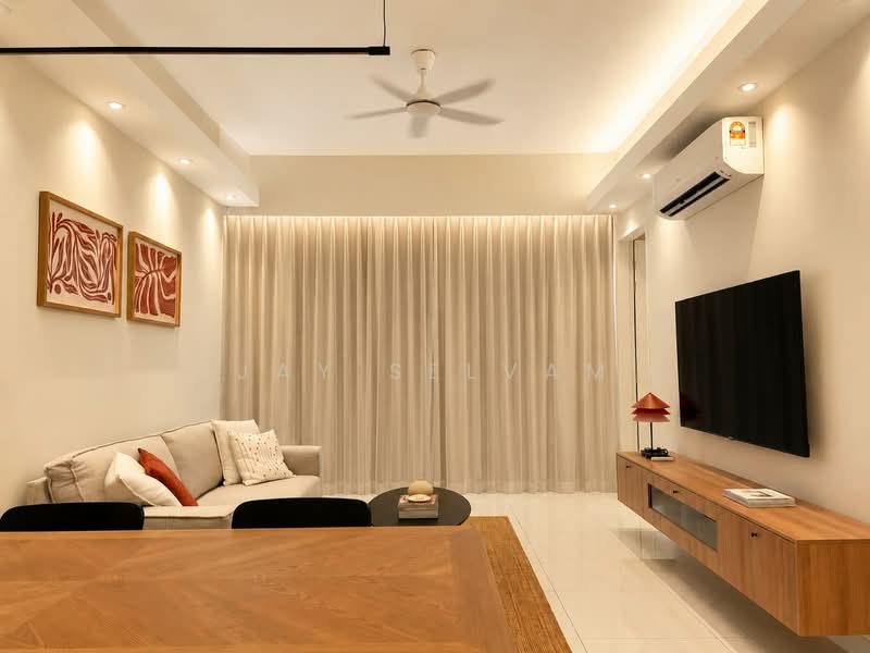 Kediaman Servis untuk Disewa di The Sentral Suites - Jay Selvam - Living Room - PropertyGuru.com.my