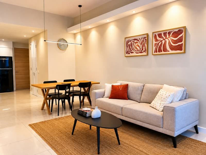 Kediaman Servis untuk Disewa di The Sentral Suites - Jay Selvam - Living Room - PropertyGuru.com.my
