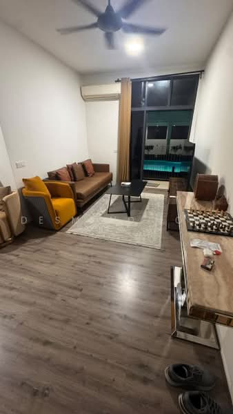Service Residence for Rent at Henna Residence @ The Quartz WM - Desmond Low - Living Room - PropertyGuru.com.my