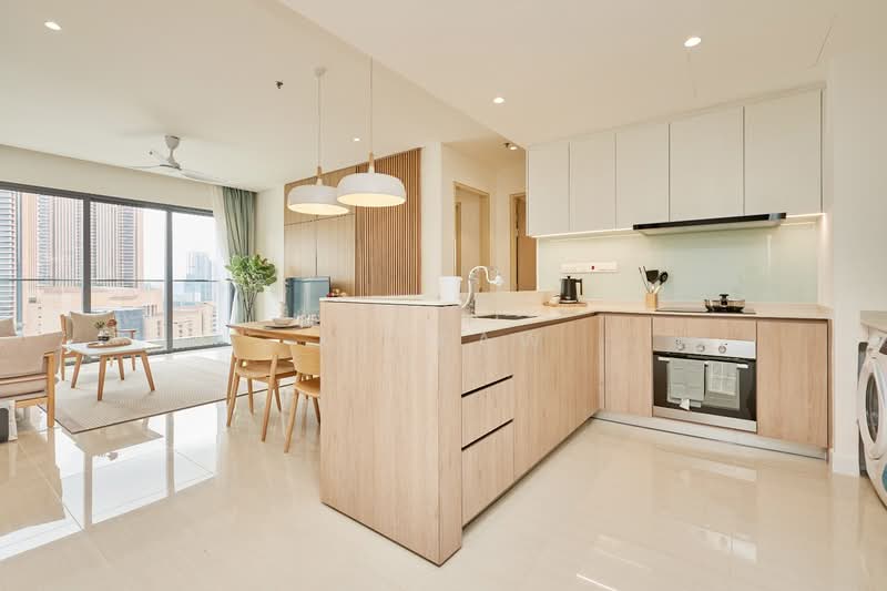 Kediaman Servis untuk Disewa di Mitsui Serviced Suites - KC KAW - Living Room - PropertyGuru.com.my