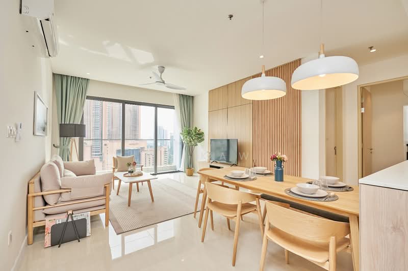 Kediaman Servis untuk Disewa di Mitsui Serviced Suites - KC KAW - Living Room - PropertyGuru.com.my