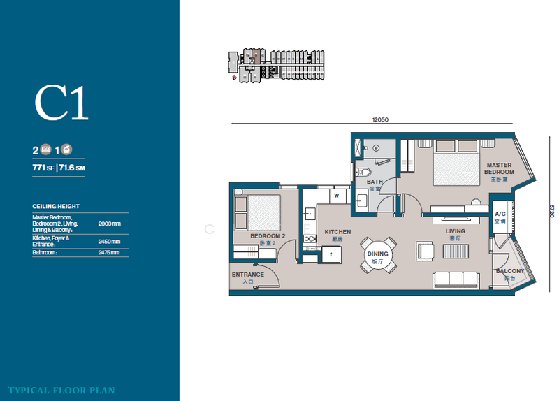 Pangsapuri untuk Dijual di Assana Serviced Suites @ Tropicana Cenang - CK TEH - PropertyGuru.com.my