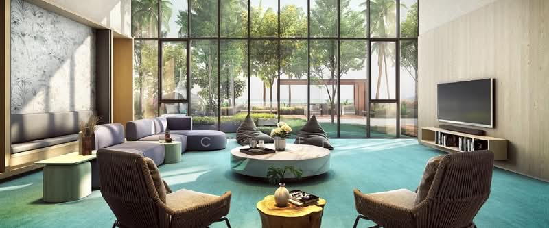 Pangsapuri untuk Dijual di Assana Serviced Suites @ Tropicana Cenang - CK TEH - Living Room - PropertyGuru.com.my