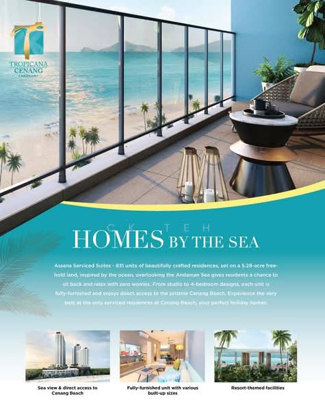 Pangsapuri untuk Dijual di Assana Serviced Suites @ Tropicana Cenang - CK TEH - PropertyGuru.com.my