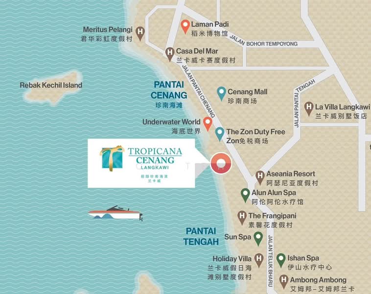 Pangsapuri untuk Dijual di Assana Serviced Suites @ Tropicana Cenang - CK TEH - PropertyGuru.com.my