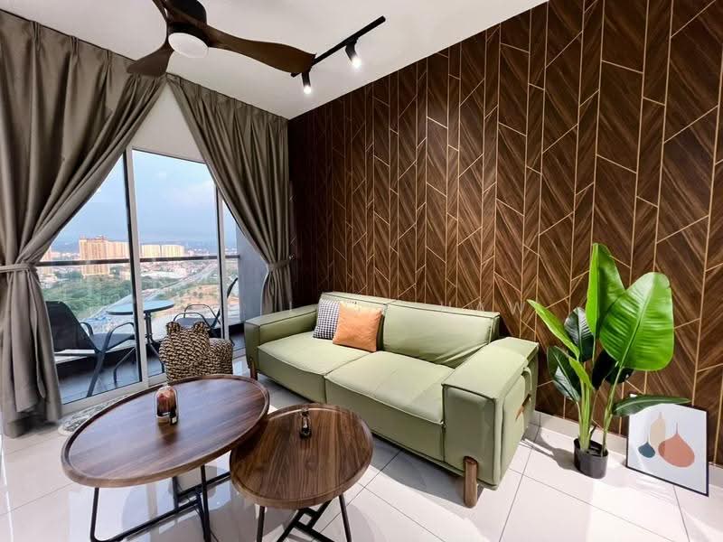 Kondominium untuk Disewa di Paraiso Residence @ The Earth - Lai Lick Haw - Living Room - PropertyGuru.com.my