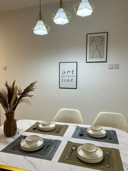 Kondominium untuk Disewa di Paraiso Residence @ The Earth - Lai Lick Haw - Dining Room - PropertyGuru.com.my