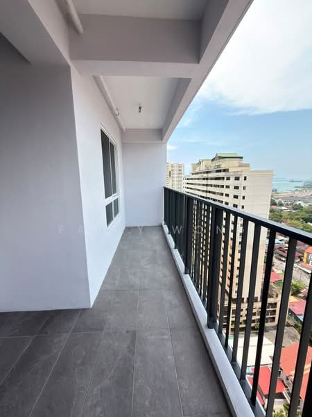 Kondominium untuk Dijual di Jelutong Central Residence - Fanny Wong - Balcony - PropertyGuru.com.my