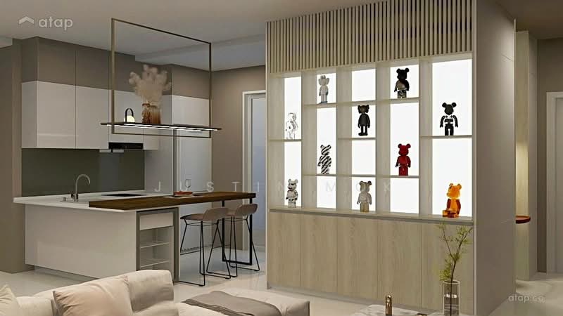 Service Residence for Sale at Alanis Residence - Justin Mok - Kitchen - PropertyGuru.com.my