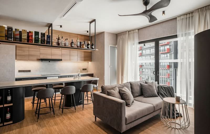 Kediaman Servis untuk Dijual di Emerald 9 - Justin Mok - Living Room - PropertyGuru.com.my