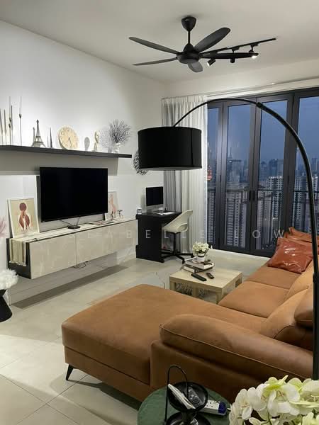 Service Residence for Sale at Sky Meridien - Roseabelle Low - Living Room - PropertyGuru.com.my