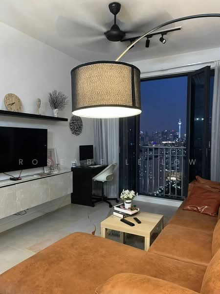 Service Residence for Sale at Sky Meridien - Roseabelle Low - Living Room - PropertyGuru.com.my