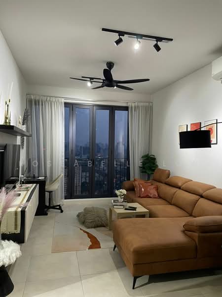 Service Residence for Sale at Sky Meridien - Roseabelle Low - Living Room - PropertyGuru.com.my
