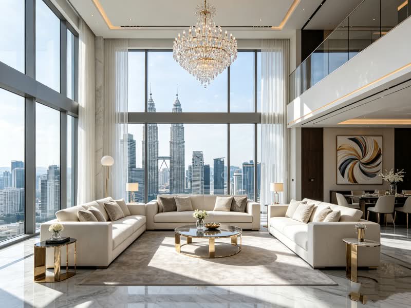 Service Residence for Sale at Dawn KLCC - Venus Chan - Living Room - PropertyGuru.com.my
