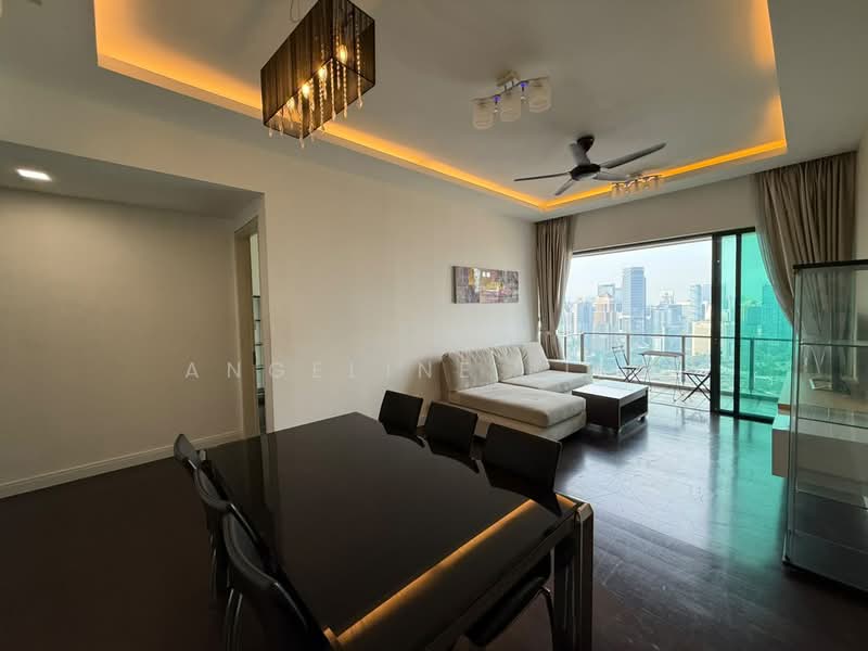 Kediaman Servis untuk Disewa di Setia SKY Residences - Angeline LIEW - Living Room - PropertyGuru.com.my