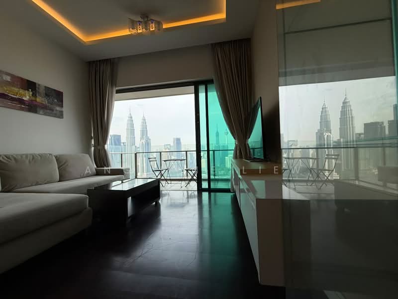 Kediaman Servis untuk Disewa di Setia SKY Residences - Angeline LIEW - Living Room - PropertyGuru.com.my