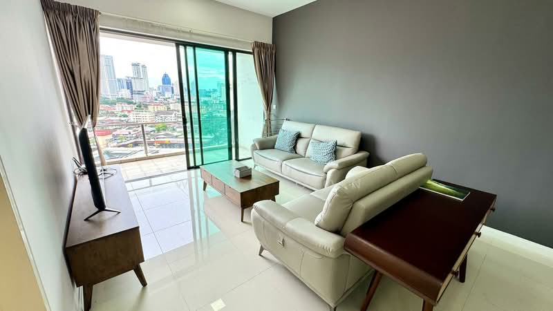 Kediaman Servis untuk Disewa di Setia SKY Residences - Weis Oon - Living Room - PropertyGuru.com.my