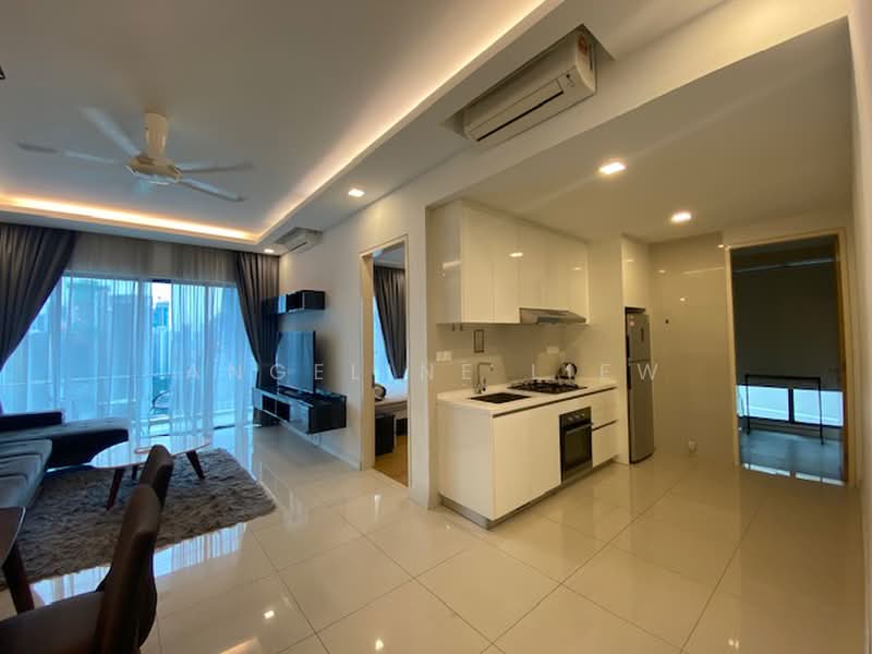 Kediaman Servis untuk Disewa di Setia SKY Residences - Angeline LIEW - Living Room - PropertyGuru.com.my