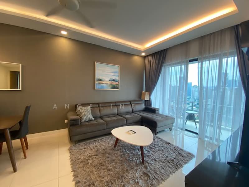 Kediaman Servis untuk Disewa di Setia SKY Residences - Angeline LIEW - Living Room - PropertyGuru.com.my
