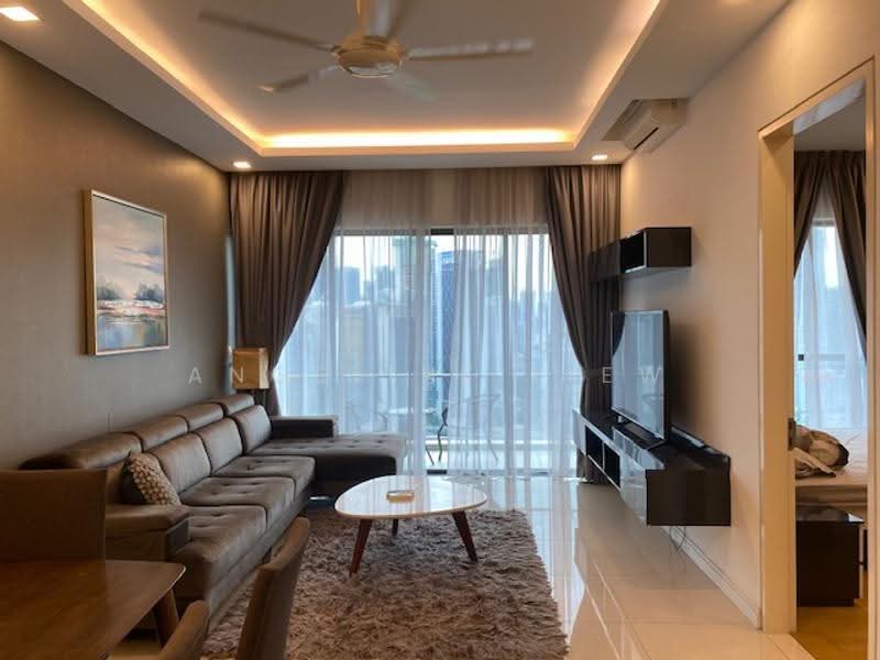 Kediaman Servis untuk Disewa di Setia SKY Residences - Angeline LIEW - Living Room - PropertyGuru.com.my
