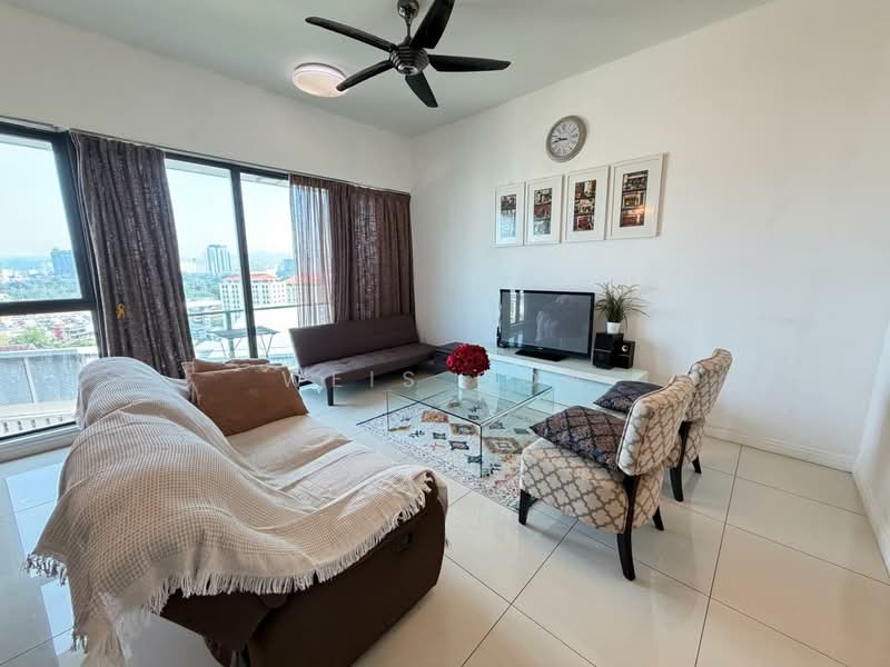Kediaman Servis untuk Disewa di Setia SKY Residences - Weis Oon - Living Room - PropertyGuru.com.my