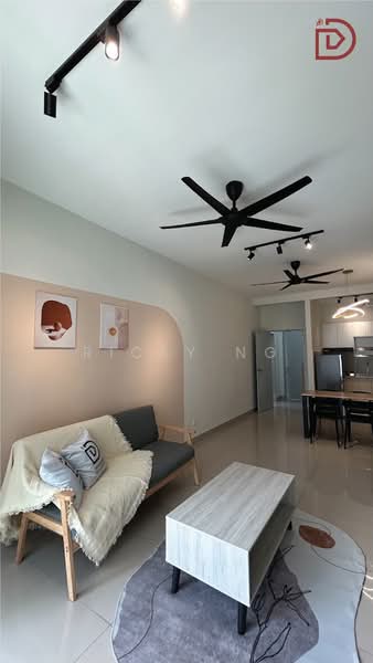Kediaman Servis untuk Disewa di Residensi MH Platinum 2 - Ricky Ng - Living Room - PropertyGuru.com.my