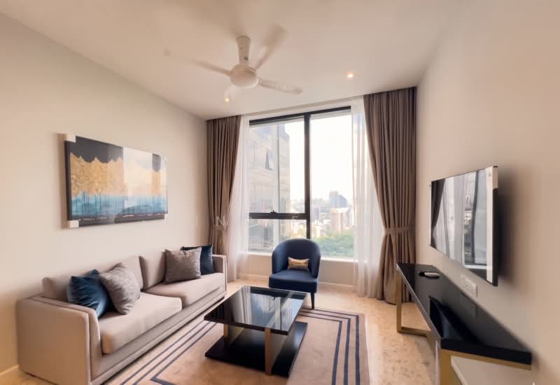 Service Residence for Rent at Pavilion Ceylon Hill - Ming Feng - Living Room - PropertyGuru.com.my