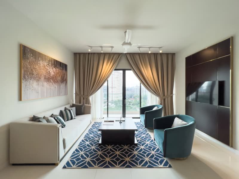 Service Residence for Sale at Oxford Residences @ Pavilion Embassy - Ming Feng - Living Room - PropertyGuru.com.my