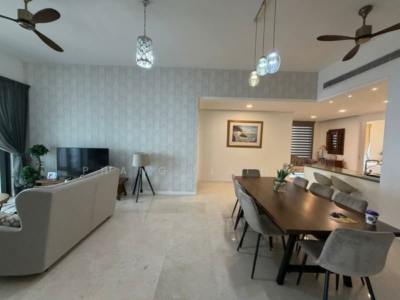 Kediaman Servis untuk Disewa di The Astaka @ 1 Bukit Senyum - Phang Elainne - Living Room - PropertyGuru.com.my