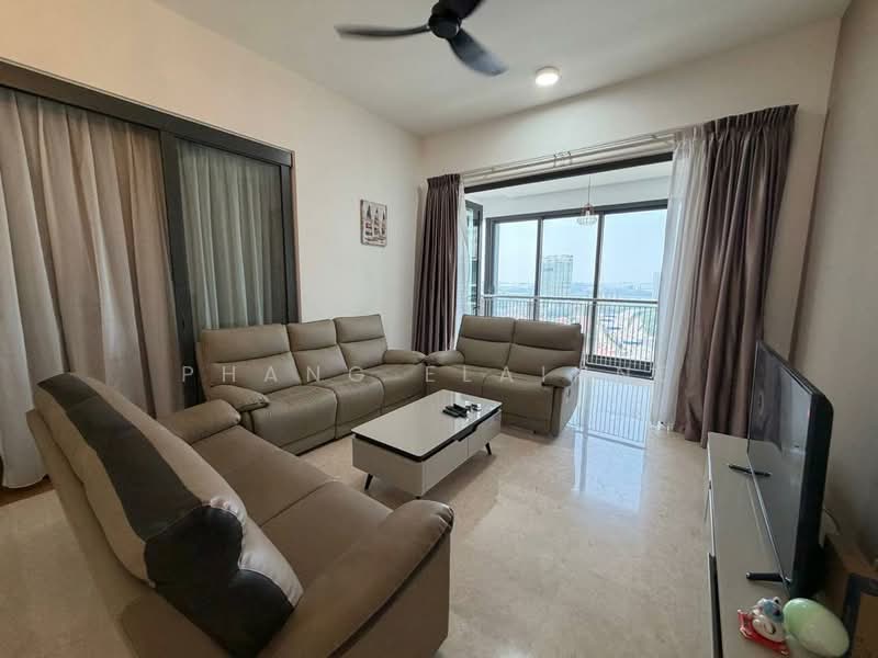 Kediaman Servis untuk Disewa di The Astaka @ 1 Bukit Senyum - Phang Elainne - Living Room - PropertyGuru.com.my