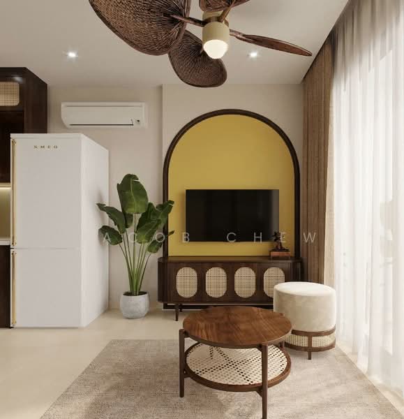 Service Residence for Sale at M Aurora - Jacob Chew - Living Room - PropertyGuru.com.my