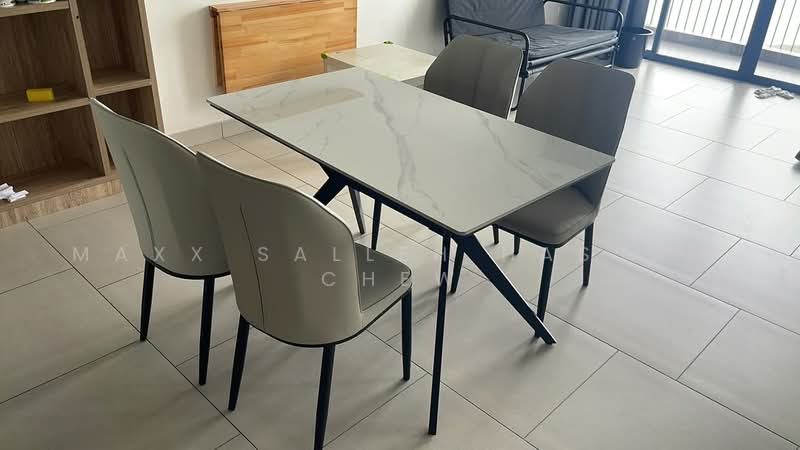 Kediaman Servis untuk Disewa di Astetica Residences - Maxx Salleh Hassan Chew - Dining Room - PropertyGuru.com.my