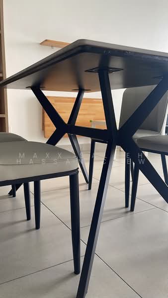 Kediaman Servis untuk Disewa di Astetica Residences - Maxx Salleh Hassan Chew - Dining Room - PropertyGuru.com.my