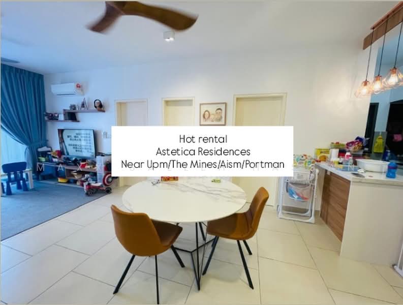 Kediaman Servis untuk Disewa di Astetica Residences - Maxx Salleh Hassan Chew - Living Room - PropertyGuru.com.my