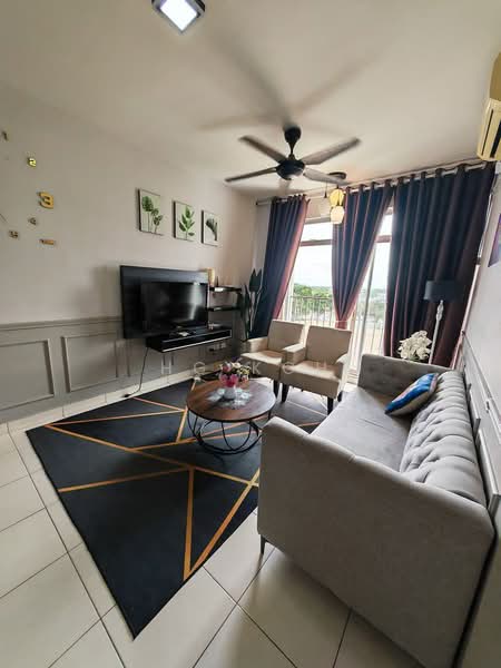Pangsapuri untuk Disewa di Residensi Rumpun Bahagia (Residensi Melaka Tengah 1) - HG KOH - Living Room - PropertyGuru.com.my