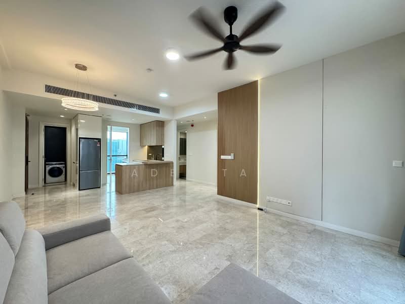 Service Residence for Rent at TRX Residences - Aden Tai - Living Room - PropertyGuru.com.my