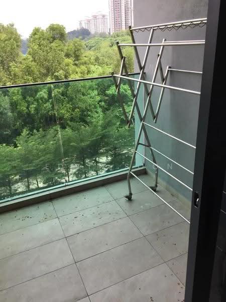 Service Residence for Sale at O'hako Residence - Edwin Soon - Balcony - PropertyGuru.com.my