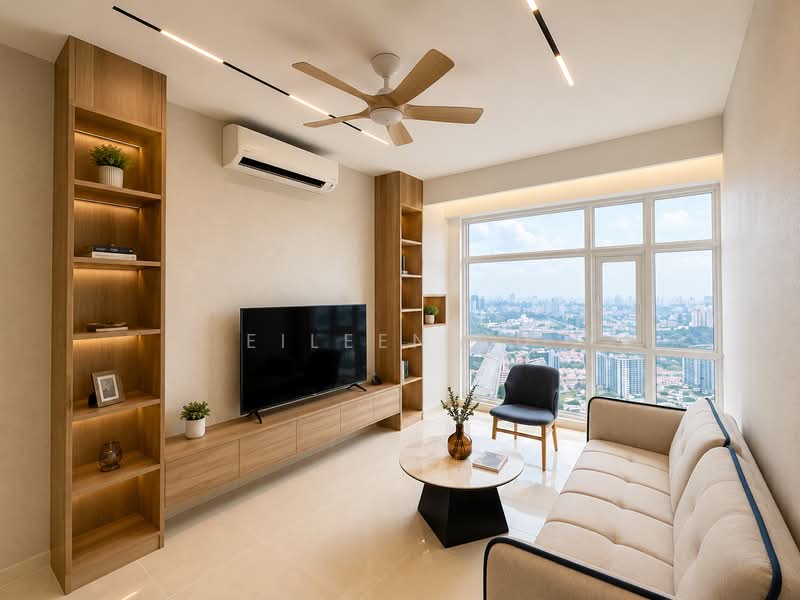 Kediaman Servis untuk Disewa di Met 1 Residences - Eileen Tu - Living Room - PropertyGuru.com.my