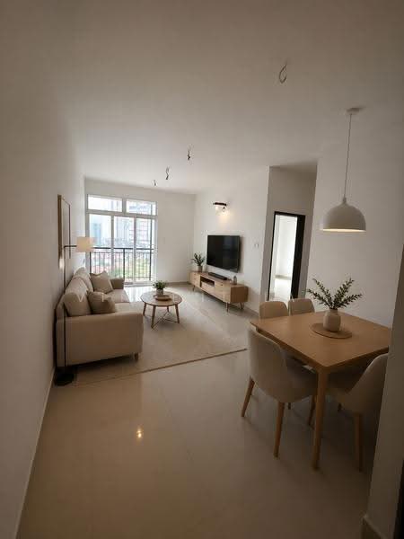 Service Residence for Sale at TRELLIS RESIDENCES - Vincent Lai - Living Room - PropertyGuru.com.my