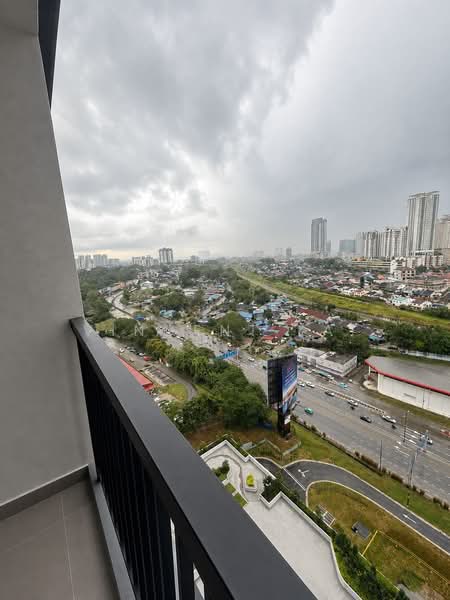 Service Residence for Sale at TRELLIS RESIDENCES - Vincent Lai - Balcony - PropertyGuru.com.my